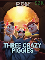 Three Crazy Piggies
